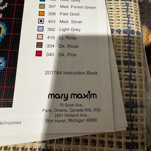 Floral Patterned Rug - Black, White, Pink - Picture 7 of 7